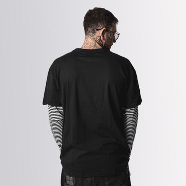 TRIKO LONGSLEEVE RENNE DANG CHANGE MY LIFE METAL BLACK