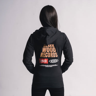 Mikina se zipem LABEL Black dámská