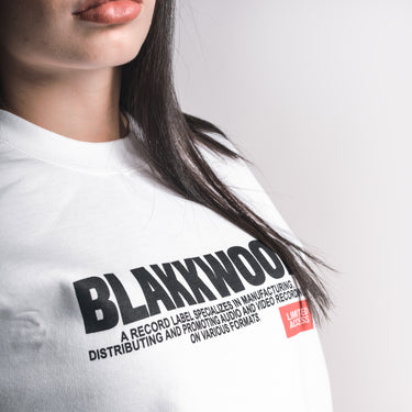 Mikina crewneck LABEL White