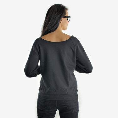 Mikina Dirty Crewneck Black dámská
