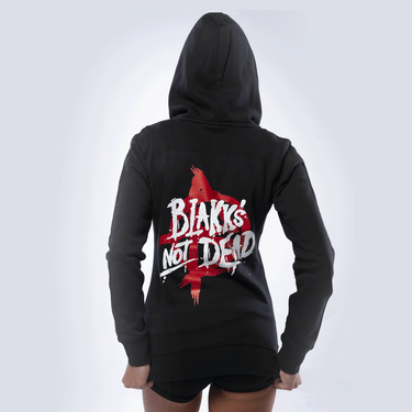 Mikina se zipem Blakks Not Dead Black dámská