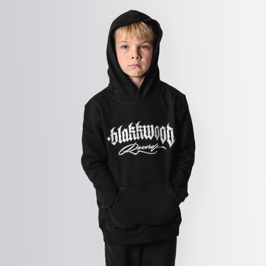 Dětská Mikina s Kapucí Blakkwood Logo Black
