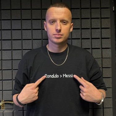 Práža Triko Ronaldo > Messi Black
