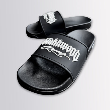 Pantofle Blakkwood Logo Black/White