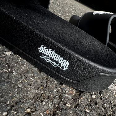 Pantofle Blakkwood Logo Black/White
