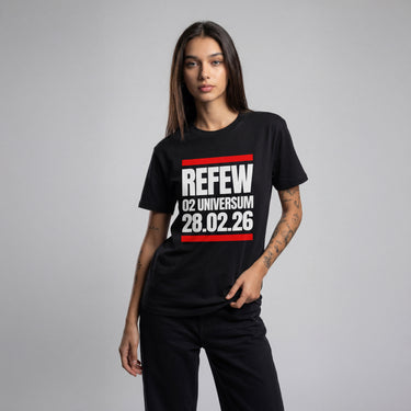 Triko Refew Koncert Black unisex