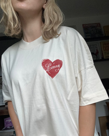 Lenny Unisex Triko Things We Can't Change Natural Raw