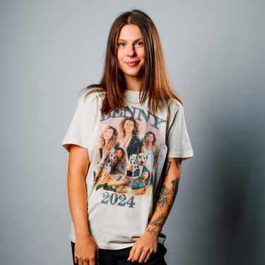 Lenny Unisex Triko Natural Raw