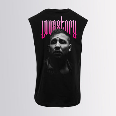 Triko bez rukávů Jaroslav Oláh Lovestory Black