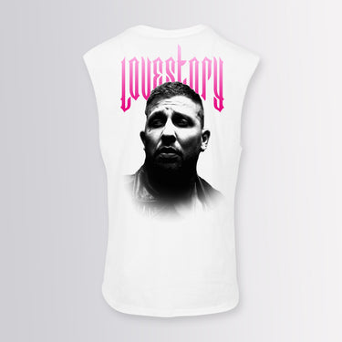 Triko bez rukávů Jaroslav Oláh Lovestory White