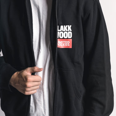 Mikina se zipem LABEL Black pánská