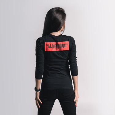 Triko s dlouhým rukávem RED Black dámské