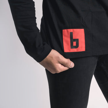 Triko s dlouhým rukávem RED Black pánské