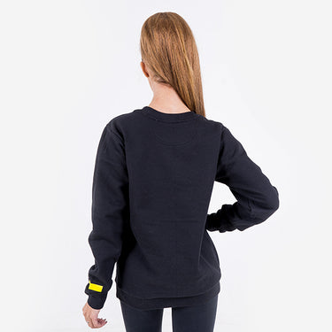 Mikina Yellow Line Crewneck Black dámská