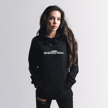 Mikina s Kapucí Generace Panel Black unisex