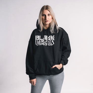 Mikina s kapucí oversize Logo Black unisex