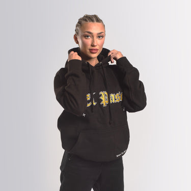 Mikina El Paso s nášivkou černá